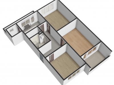 GARANT REAL predaj 3-izbový tehlový byt 88 m2 s loggiou, balkónom a vlastným kúrením, s garážou, Prešov, širšie centrum — pôdorys